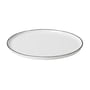 Broste copenhagen - Salt dinner plate ø 28 cm, white / black