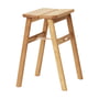 Form & refine - Angle stool, white pigmented oak