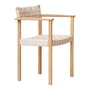 Form & refine - Motif armchair, white pigmented oak