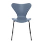 Fritz Hansen - Series 7 chair, black / ash dusk blue colored