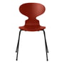 Fritz Hansen - The ant chair, ash venetian red colored / frame black