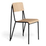 Hay - Petit Standard chair, black / oak matt lacquered