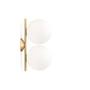 Flos - IC C / W1 DOUBLE wall and ceiling lamp, brass