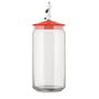 Alessi - Lulà container for dog food, red orange