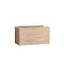 Moebe - Storage box, oak / white