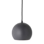 Frandsen - Ball Pendant light Ø 18 cm, dark gray matt / white