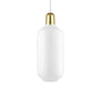 Normann Copenhagen - Amp Pendant light large, white / brass