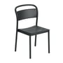Muuto - Linear Steel Side Chair, black