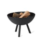 Philippi - Flames Fire bowl S, Ø 40 x H 29 cm, black