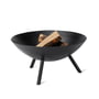 Philippi - Flames Fire bowl L, Ø 56 x H 29 cm, black