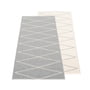 Pappelina - Max Reversible rug, 70 x 160 cm, grey / vanilla