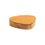 LindDNA - Wood Box with lid Curve S, Ø 11 cm, natural oak / black