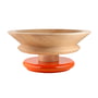 Alessi - Twergi bowl, Ø 30 cm, lime wood natural / orange