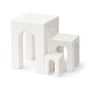 Gejst - Arkis Bookend, white (set of 3)
