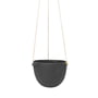 ferm Living - Speckle Hanging flower pot, Ø 20.5 x 14.5 cm, dark grey