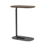 Muuto - Relate Side Table, H 73,5 cm, smoked oak / black