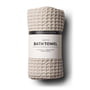 Humdakin - Bath towel with waffle structure, 70 x 135 cm, light stone