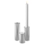Georg Jensen - Bernadotte Candle and tea light holder, stainless steel (set of 3)