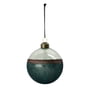 House Doctor - Stripe Christmas tree ball, Ø 8 cm, green