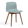 Hay - About A Chair AAC 12 , Walnut lacquered / dusty blue 2. 0