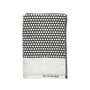 Mette Ditmer - Grid Towel 50 x 100 cm, black / off-white