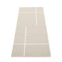 Pappelina - Fred reversible rug, 70 x 180 cm, linen / vanilla