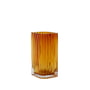AYTM - Folium Vase, L 12,6 cm, H 20 cm, amber