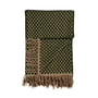 Røros Tweed - Isak Wool blanket, 150 x 210 cm, green / beige