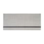 tica copenhagen - Stripes Vertical Runner, 90 x 200 cm, light gray / steel gray