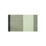 tica copenhagen - Stripes Horizontal Runner, 67 x 120 cm, light / dusty / dark green