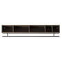 Muubs - Chelsea Wall coat rack with shelf, 110 x 15 cm, oak stained / black