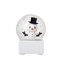 Hoptimist - Snowman Snow globe, small, white