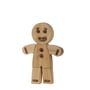 boyhood - Gingerbread Man Wooden figure, small, oak nature