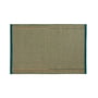 Hay - Tapis Doormat, black / green