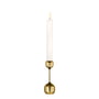 LindDNA - Silhouette Candlestick, Ø 4,2 x H 12 cm, gold plated