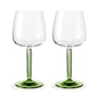 Kähler Design - Hammershøi Wine glasses, red wine 49 cl, green (set of 2)