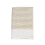 Mette Ditmer - Grid Towel 50 x 100 cm, sand / off-white
