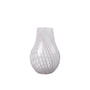 Broste Copenhagen - Ada Crossstripe Vase, H 22,5 cm, lavender grey