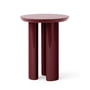 & Tradition - Tung Table JA3, Ø 38 x 48 cm, burgundy red