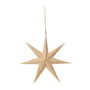 Broste Copenhagen - Christmas Venice star pendant, Ø 20 cm, natural