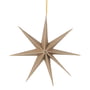 Broste Copenhagen - Christmas Star Decorative pendant, Ø 50 cm, natural brown