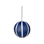 Broste Copenhagen - Sphere Christmas tree ball, Ø 12 cm, intense blue