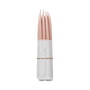 Broste Copenhagen - Tapers dipped pointed candle, Ø 1.2 cm, apricot cream (set of 10)