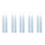 Hay - Spiral Stick candles mini, h 14 cm, light blue (set of 10)