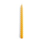 Hay - Spiral Stick candles, H 29 cm, warm yellow