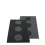 Pappelina - Vera reversible rug 2. 0, 70 x 120 cm, black / black metallic