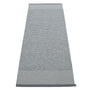 Pappelina - Edit carpet, 70 x 200 cm, granit / grey metallic