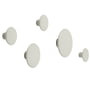 Muuto - Wall hook " The Dots " set of 5, off-white