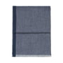 Elvang - Herringbone Blanket, dark blue / gray