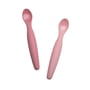 Sebra - Silicone spoon, blossom pink (set of 2)